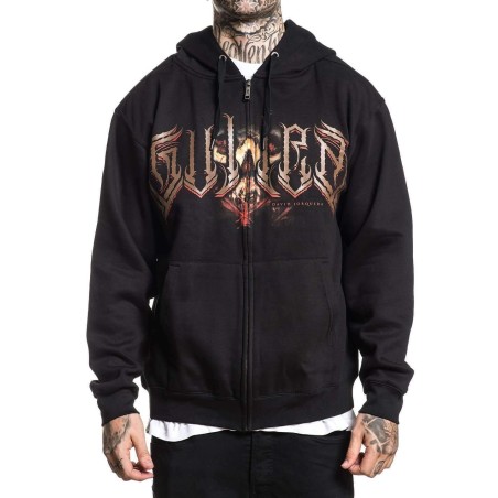 Sullen Hooded Sweatshirt for Men JORQUERA BADGE