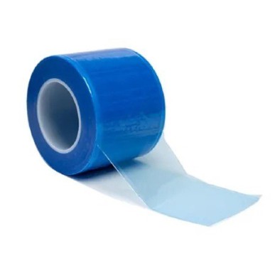 Blue foil in a roll 10cm × 15cm