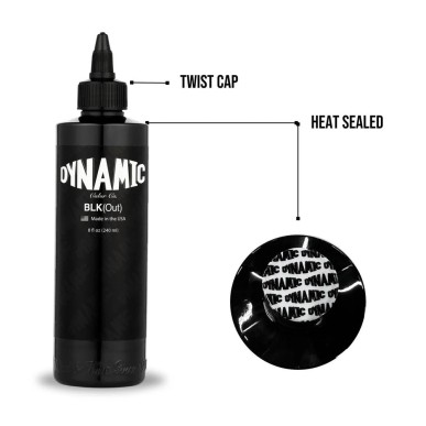 Dynamic BLKout Tattoo Ink 240ml