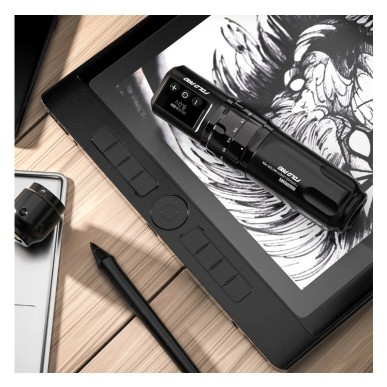Dragonhawk Wireless Tattoo Pen Machine with 7 Stroke Fold Pro