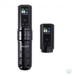 Mast Wireless Tattoo Pen Fold 2 Pro with 2 bateries