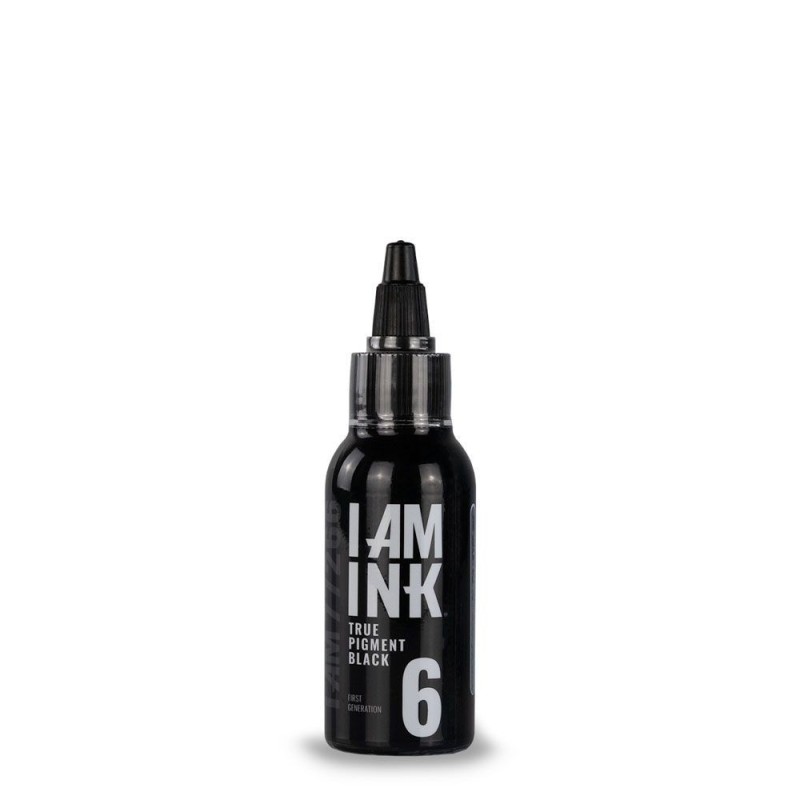 I AM INK-First Generation 6 True Pigment Black - 50ml I AM INK-First Generation 6 True Pigment Black - 50ml