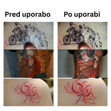 Fotografski komplet za tetovatorje