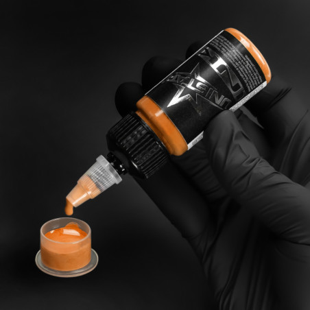 UNISTAR INK - Top Basic LIGHT ORANGE