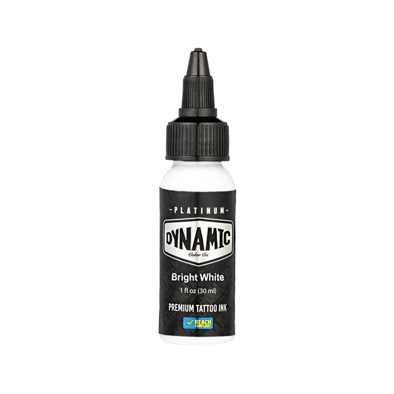 Bright White – Platinum By Dynamic Tattoo Ink – 30 ml Bright White – Platinum By Dynamic Tattoo Ink – 30 ml