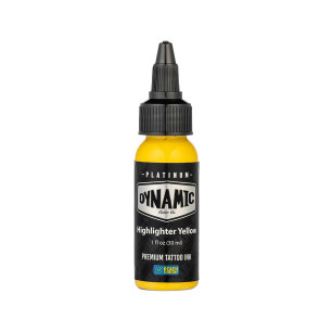 Highlighter Yellow – Platinum By Dynamic Tattoo Ink – 30 ml
