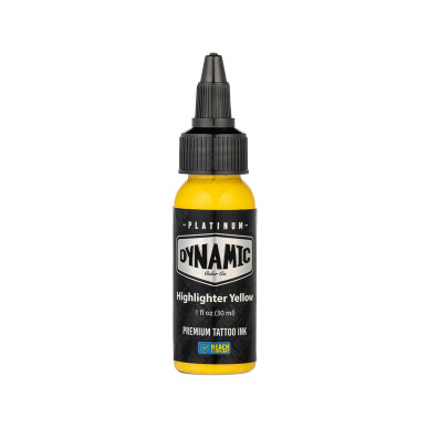 Highlighter Yellow – Platinum By Dynamic Tattoo Ink – 30 ml