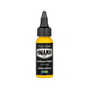 Sunflower Yellow – Platinum By Dynamic Tattoo Ink – 30 ml